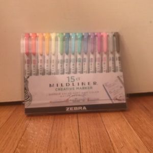 Mildliner Zebra Markers